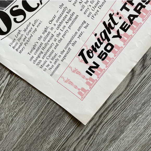 Vintage Oscars 1978/Hollywood Reporter Promotional Poster - 28x24" - Picture 4 of 5